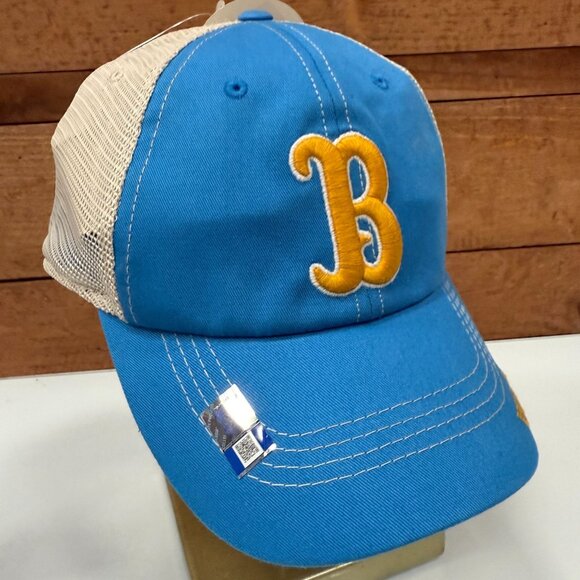 UCLA BRUINS One Size Snap Back Cap Hat Mesh Back Embroidered Captivating NWT - Picture 3 of 9